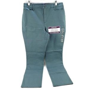 Gloria Vanderbilt Trouser Khaki Pants Green/Blue